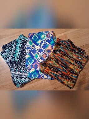Lularoe One Size Bundle 3 Leggings